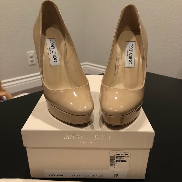 Jimmy Choo Shoes - Jimmy Choo Nude Heels